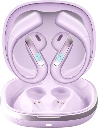 Miniatura 11 de Piluyaa Auriculares Bluetooth 5.3 de oreja abierta, auriculares inalámbricos deportivos con micrófono integrado con ganchos para los oídos