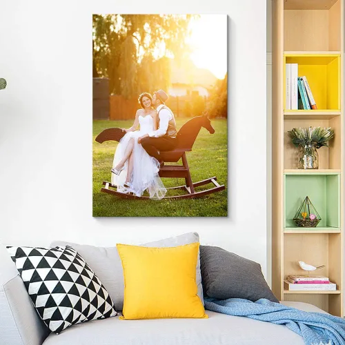 Miniatura 5 de NWT Impresiones en lienzo personalizadas con tus fotos para bodas, cuadros de lienzo personalizados para pared para imprimir enmarcados, 36 x 24