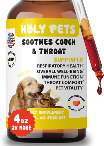 Miniatura 9 de Medicamento para la tos para perros y gatos, apoyo para infecciones respiratorias, alivio de estornudos y tratamiento para la tos de las perreras