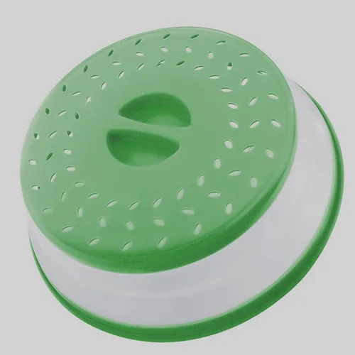 Miniatura 17 de Cubierta plegable contra salpicaduras para microondas, 10.5 pulgadas, apta para lavavajillas, cubierta de placa para microondas con ventilación