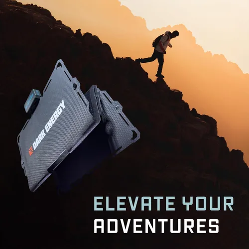 Miniatura 6 de Dark Energy Spectre - Panel solar plegable de 18 W Energía solar portátil carga dispositivos USB-C y USB-A Resistente a golpes e impactos
