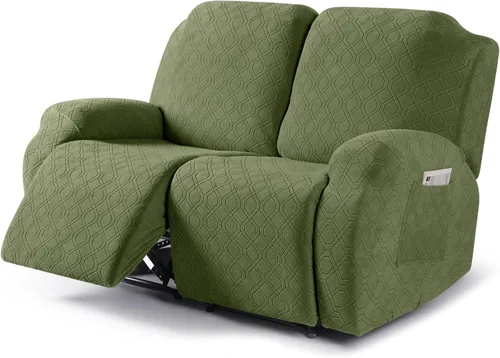 Miniatura 39 de VANSOFY Funda para silla reclinable, 3 piezas elásticas para silla reclinable, funda suave para silla reclinable, protector de muebles para perros