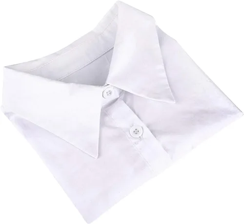 Miniatura 8 de Tatuo Cuello falso de camisa para mujer, 2 unidades, cuello dickey