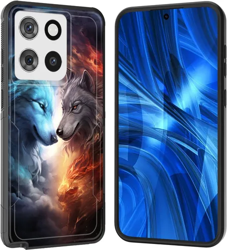 Miniatura 222 de Funda para Moto G 5G 2023, [probada en caídas de grado militar], resistente, resistente, resistente, a prueba de golpes, funda protectora