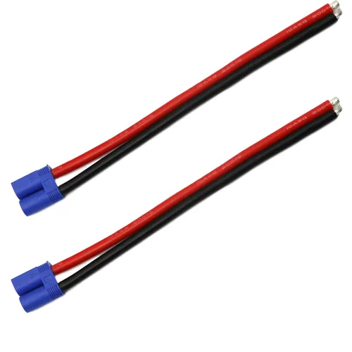 Miniatura 7 de EC5 Adaptador de cable macho, EC5 macho conector banana con 7.9 in 10 awg de silicona (paquete de 2 unidades)