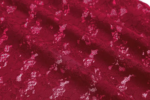 Miniatura 4 de Ropa interior de encaje floral para mujer, para dormir, talla grande, de malla