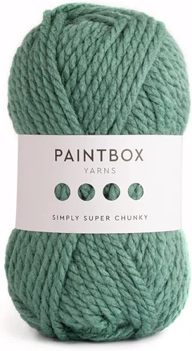 Miniatura 7 de Paintbox Yarns Simply Super Chunky Yarn - Hilo grueso de 3.53 onzas, 66 yardas, lana blanca para ganchillo o tejer, suave, acogedor para mantas