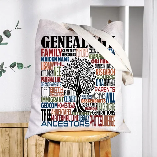 Miniatura 5 de BWWKTOP Genealogist Tote Bag Genealogía Regalos Historiador Investigador Bandolera Familiar Historiador Regalos