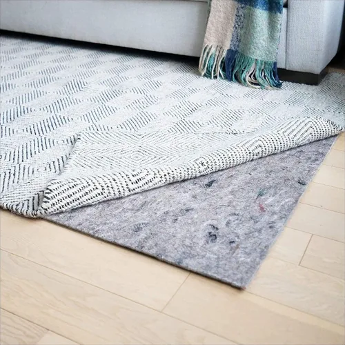 Miniatura 7 de RUGPADUSA, Almohadilla para alfombra de 4 pies 10 pulgadas x 6 pies 10 pulgadas, 100% fieltro (1/4 pulgadas de grosor), segura para todos
