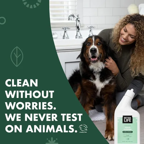 Miniatura 5 de Better Life Limpiador de inodoro, gel de limpieza con aroma a árbol de té y menta, limpiadores líquidos de baño para el hogar, 24 onzas