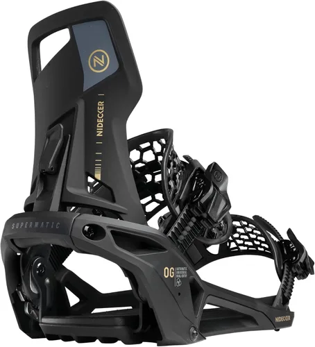 Miniatura 12 de Nidecker Supermatic Snowboard First Universal, Doble Entrada, Fijación Automática - Cómoda y Confiable como una Fijación Regular de Dos Correas