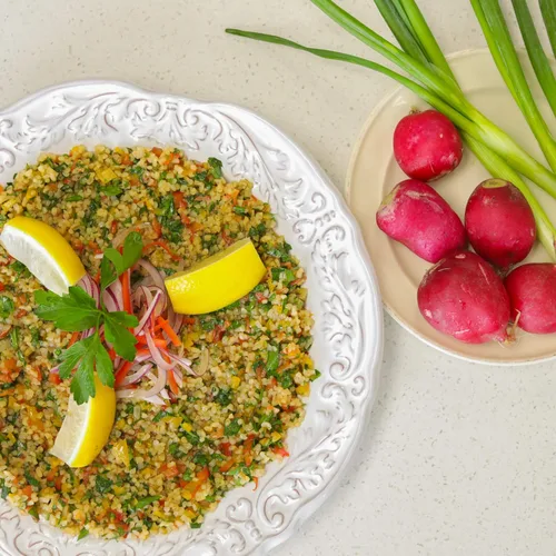 Miniatura 7 de Ziyad Bulgur de trigo agrietado – Grano entero rico en fibra, sabor a nuez y textura masticable – Ideal para tabulé, Kibbeh, curry, sopas