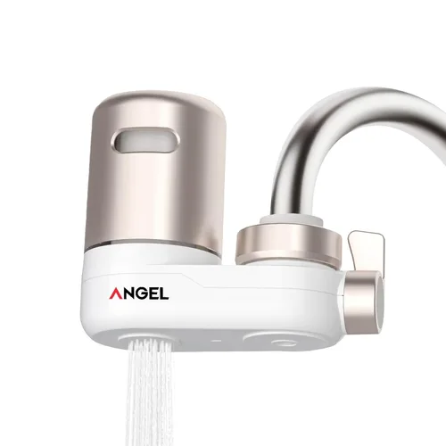 ANGEL CF30 Filtro de agua para grifo de fregadero, sistema de filtración de agua de montaje en grifo, reduce el 98% de cloro, plomo y óxido, probado