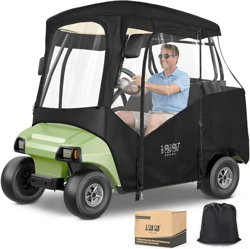 10L0L Carcasa para carrito de golf para 2 plazas Club Car DS Precedent Adward y Tempo, 600D impermeable y resistente al viento, cubierta para
