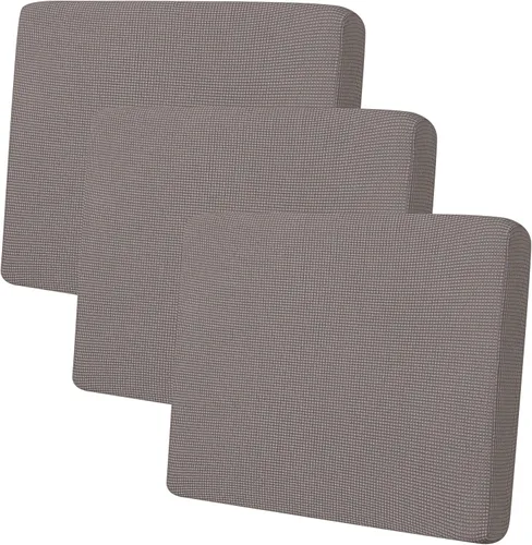 Miniatura 109 de Easy-Going - 4 Fundas de cojín elásticas para sofá seccional, izquierda/derecha, en forma de L, funda de asiento antideslizante, suave, flexible