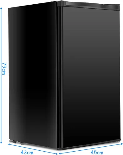 Miniatura 3 de Mini refrigerador compacto de 3.2 pies cúbicos, refrigerador debajo del mostrador con estantes de vidrio extraíbles para congelador pequeño