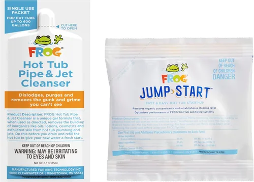 Miniatura 9 de FROG Jump Start para jacuzzis – El choque de cloro de arranque elimina los contaminantes orgánicos y establece el nivel de cloro – Instalación