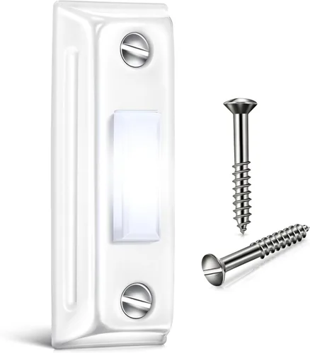 Miniatura 9 de Dreyoo Botón Pulsador de Timbre de Metal, Botón de Timbre de Puerta de Metal Resistente con Cable LED Iluminado Montado en Pared Botones Pulsadores