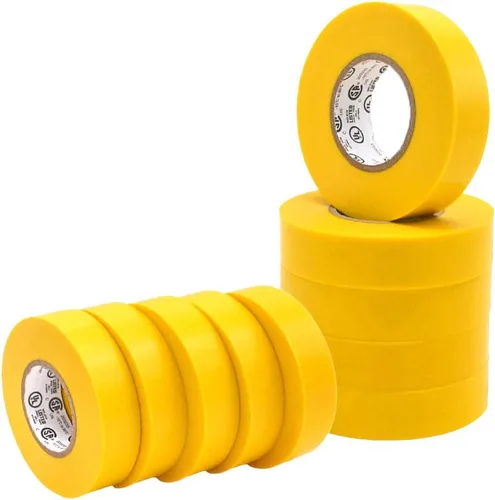 Miniatura 112 de WOD ETC766 - Cinta eléctrica blanca de uso general de grado profesional con núcleo certificado UL/CSA. Cinta eléctrica adhesiva de goma vinílica
