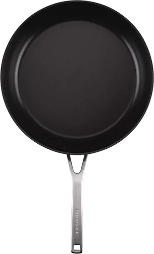 Miniatura 9 de KitchenAid Sartén antiadherente de inducción anodizada dura con tapa, 12.25 pulgadas, negro mate