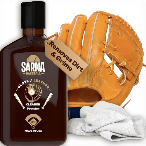 SARNA BASEBALL Glove & Leather Cleaner and Conditioner, 8 Oz
