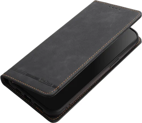 Miniatura 5 de Compatible con Oukitel C1 / C1 Pro Flip Kickstand Cierre Magnético Cartera Funda Negro