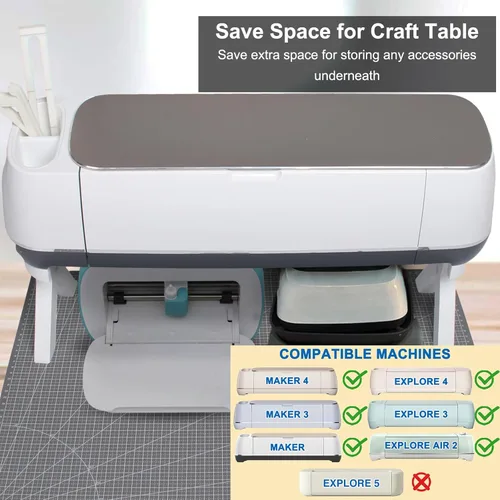 Miniatura 2 de LOPASA Patas de soporte compatibles con Cricut Maker 4,3 y Explore 4,3, Air 2, organización y almacenamiento de máquinas, accesorios de escritorio