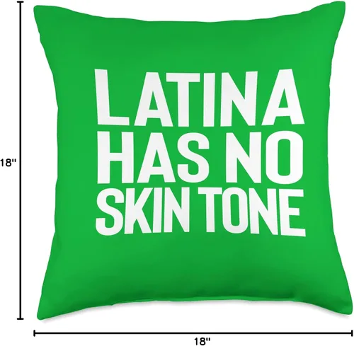 Miniatura 4 de Proud Latina Support Empowered Unified Afro Love Proud Skin Tone Empowered Unified Afro Latina - Almohada de 18 x 18 pulgadas, multicolor