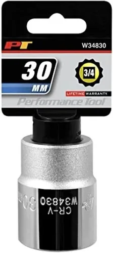 Miniatura 34 de Performance Tool W34855 - Llave de vaso estándar de 12 cantos de 3/4" 55mm