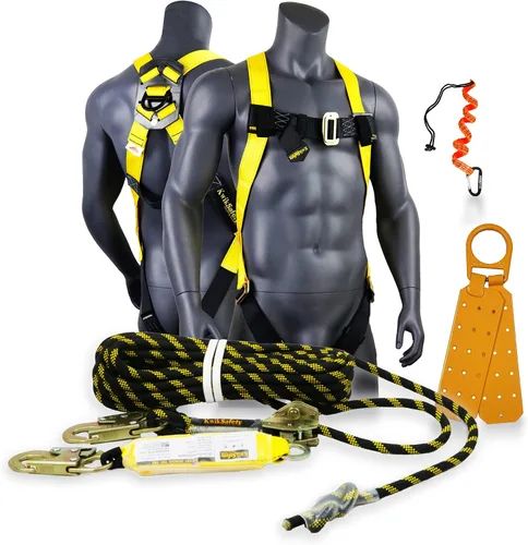 Miniatura 15 de KwikSafety - Charlotte, NC - TORNADO Fall Protection Safety Harness [Full Body Single D-Ring] Construction ANSI Tested OSHA Estándar
