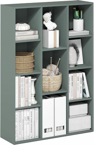Miniatura 37 de Furinno - Estantería abierta reversible de 5 cubos, color blanco y rosado, 11069WH/PI Blanco/Rosa