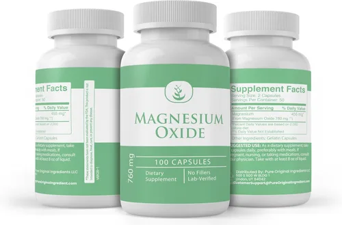 Miniatura 4 de Pure Original Ingredients Óxido de magnesio, (100 cápsulas) siempre puro, sin aditivos ni rellenos, verificado por laboratorio