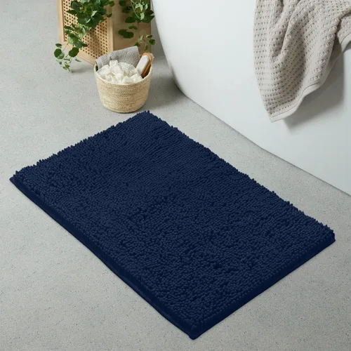 Miniatura 38 de LuxUrux Tapete de microfibra afelpada, de felpilla extrasuave, pelo largo de 1 pulgada, muy absorbente, para baño o ducha, lavar y secar a máquina