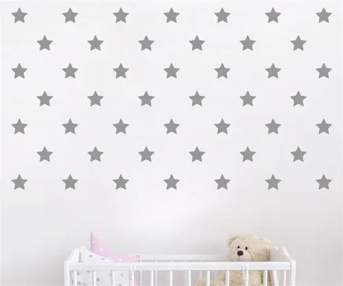 Miniatura 3 de Juego de 100 calcomanías de estrella para pared, removibles, despegar y pegar, decoración de vinilo para el hogar, dormitorio, sala de estar, Azul