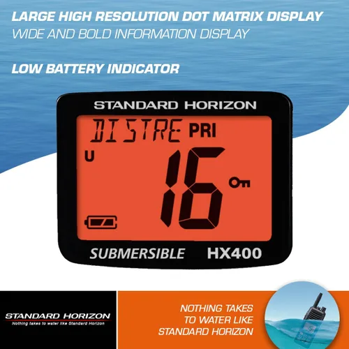 Miniatura 3 de Standard Horizon HX400IS - Radio VHF portátil intrínsecamente segura