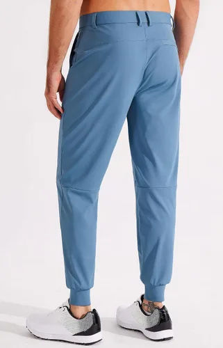 Miniatura 2 de Libin Pantalones deportivos de golf elásticos en 4 direcciones con bolsillos, pantalones de vestir ajustados para trabajo, pantalones deportivos