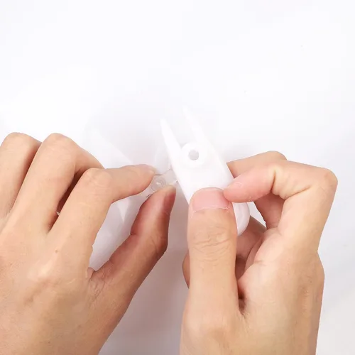 Miniatura 4 de PEUTIER Bomba de bola de ejercicio, bomba de aire para inflables, inflador de mano para bomba de bola de yoga, con 10 tapones de bola de fitness