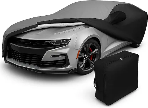 Miniatura 8 de Camaro Ultraguard Plus 2010-2023 - Funda para automóvil, protección para interiores y exteriores, resistente al agua, 300 denier, ajuste Negro