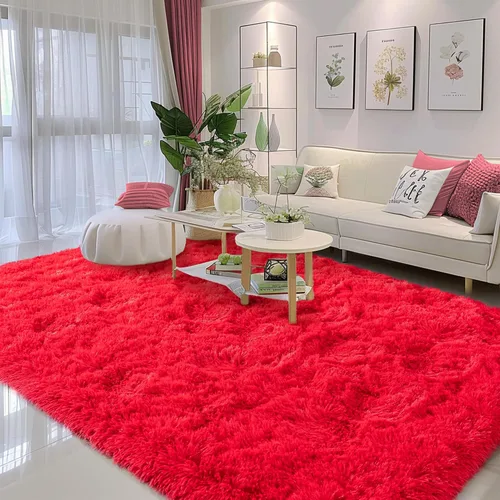 Miniatura 49 de Awaytail Alfombra Esponjosa Lavable 2x3 Pies, Pura Negra Alfombra para Silla de Escritorio Antideslizante, Alfombra Supersuave para Niños