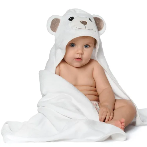Miniatura 14 de MINIBOO Toallas de bebé con capucha para recién nacidos y niños pequeños - Toallas de baño súper suaves para bebé con capucha, toalla con capucha