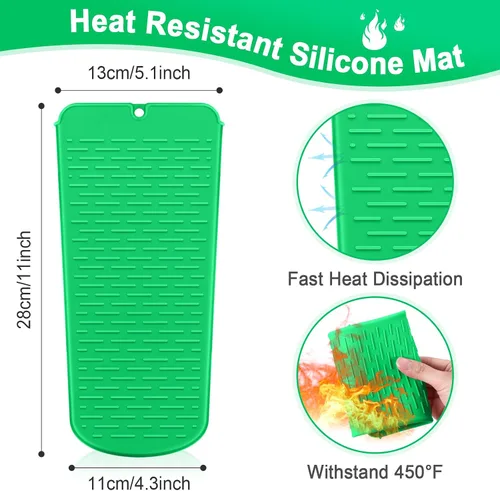 Miniatura 4 de Shappy 2 Piezas Funda de Viaje para Rizador Resistente al Calor Funda Porta Plancha Plana Manga de Neopreno Porta Alisador y Bolsa Plana