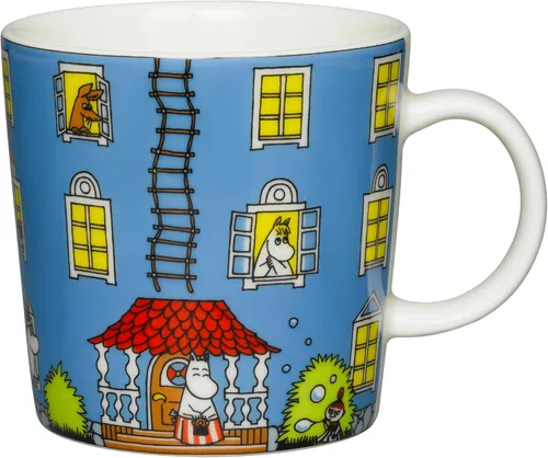 Miniatura 18 de Taza Arabia Moomin 10oz Amarillo Hemulen