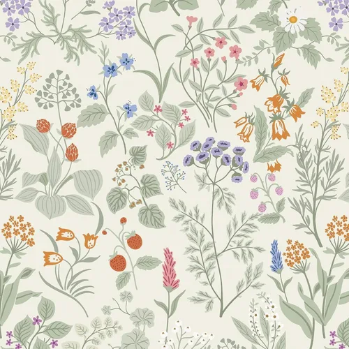 Miniatura 19 de Dimoon Papel tapiz de 78.7 x 17.3 pulgadas, papel de contacto para despegar y pegar, papel tapiz bohemio beige, marrón, floral, extraíble