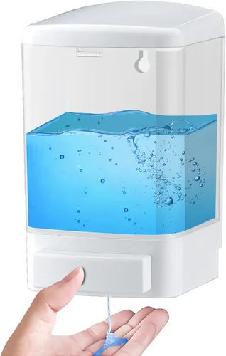 Miniatura 8 de Dispensador manual de jabón 33.8oz / 1000ml para cocina, baño, montado en pared, dispensador de jabón comercial para contenedores líquidos, champú