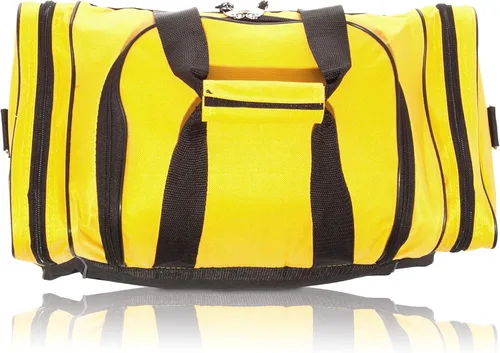 Miniatura 5 de Bolsa de lona, de DALIX, para el gimnasio, para viajar, 17 pulgadas