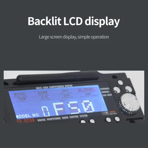 Miniatura 4 de GoolRC Flysky FS-GT3B 2.4G 3CH Transmisor Control remoto con receptor FS-GR3E para RC Car Crawler Boat