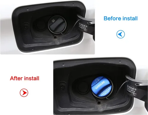 Miniatura 2 de Tapa del tanque de combustible de gas de aleación de aluminio para BMW X1 X2 X3 X4 X5 X6 F10 F15 F16 F25 F26 F30 F34 F35 F48 F47 G30 G38