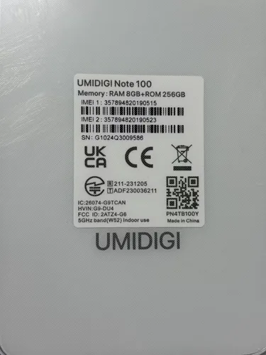 Miniatura 9 de UMIDIGI Note 100 Teléfono, NFC Dual SIM desbloqueado, 12 (6+6) GB+128 GB Expandir 1TB Android 14 teléfonos, pantalla HD de 6.8 pulgadas + 120 Hz