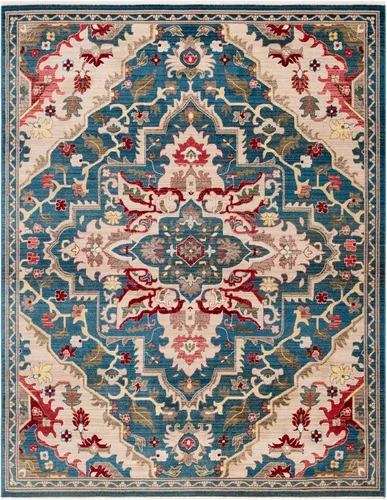 Miniatura 11 de SAFAVIEH Kashan Collection - Alfombra de área de 2 x 3 pies, color rojo y beige, diseño oriental tradicional, no desprende pelusa y de fácil
