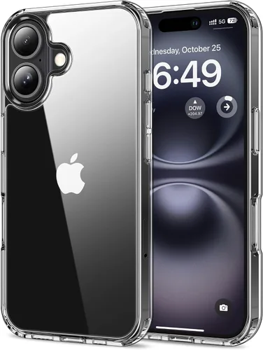 Miniatura 67 de HOOMIL Funda para iPhone 7 Plus/iPhone 8 Plus de 5.5 pulgadas, no amarillea, protección contra caídas, cubierta trasera dura transparente